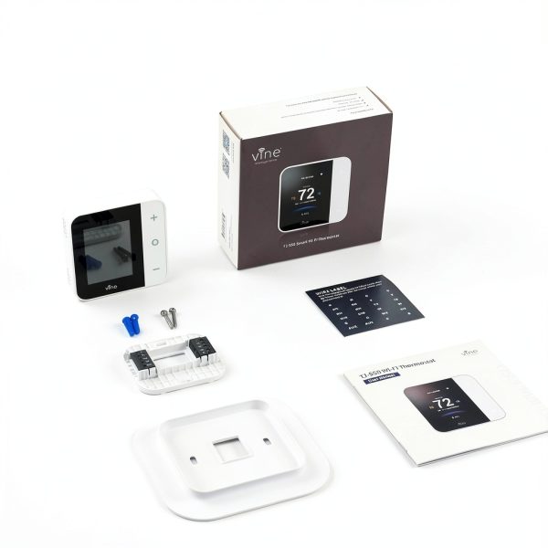 Vine Wi-Fi Thermostat Programmable Touch Control White-6