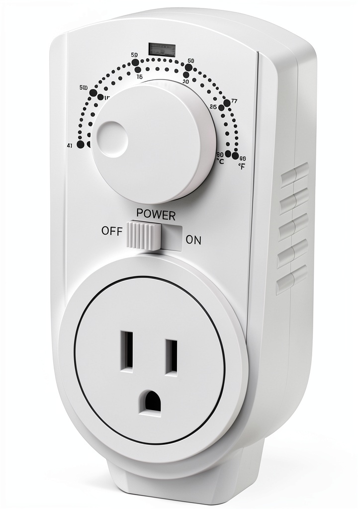 Installing EconoHome Wi‑Fi Thermostat Digital Control Heat Cool on a wooden desk