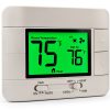 Garystat Thermostat Heat Pump LCD Display Modern Green-0