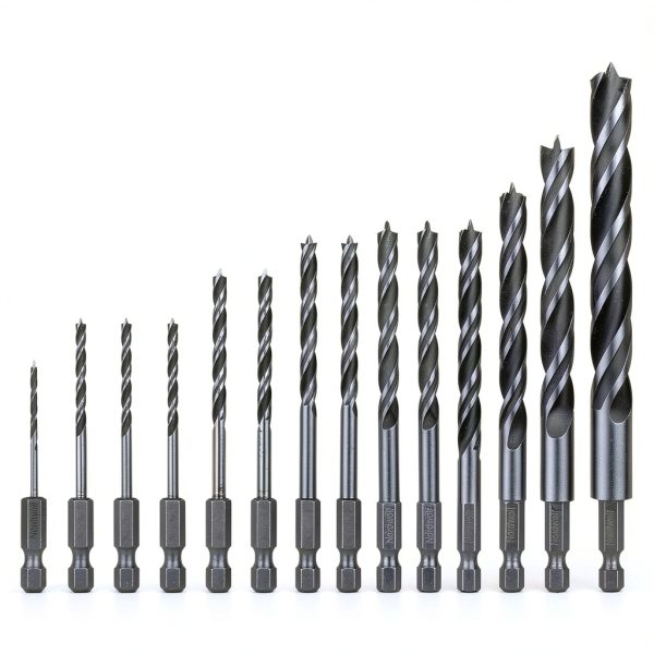 NordWolf Brad Point Drill Bits High Carbon Steel Woodworking-0
