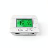Garystat Thermostat Heat Pump LCD Display Modern Green-3