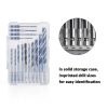 NordWolf Brad Point Drill Bits High Carbon Steel Woodworking-4