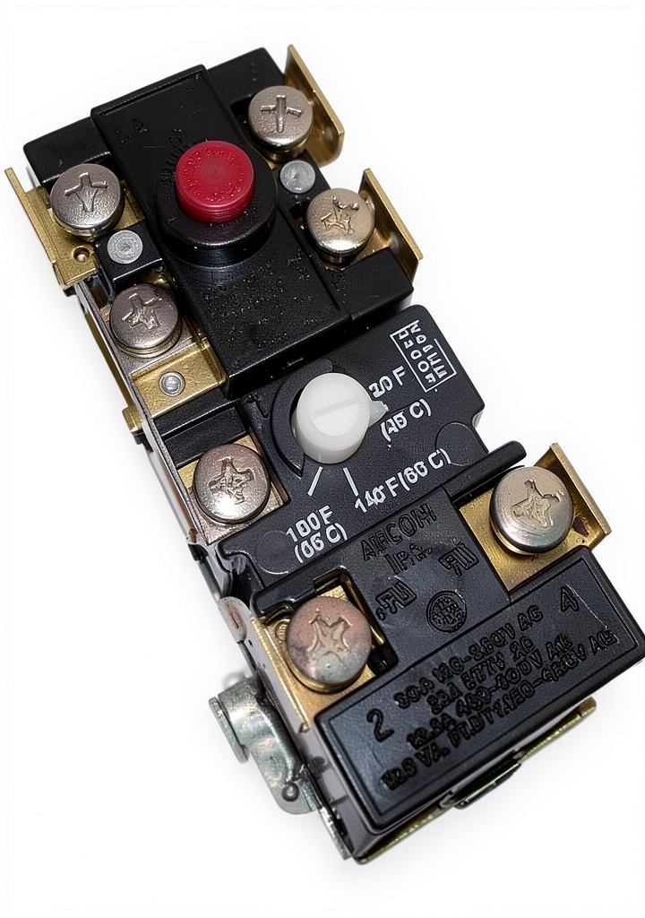 Reliance upper electric thermostat installed on a water heater unit