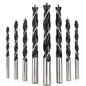 Brad Point Drill Bits YUENTOEN Carbon Steel 8pcs-0