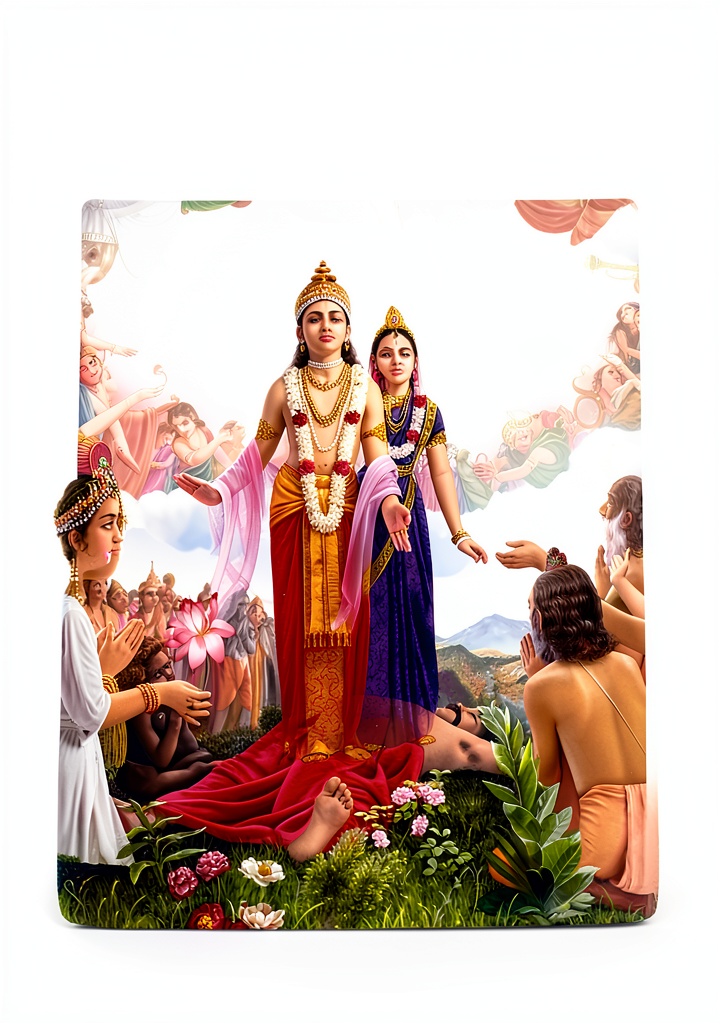 Installing Bhaktivedanta Book Trust Kindle Edition 3.3 MB English on a wooden desk