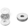 PATIKIL Needle Roller Thrust Bearing 6mm Bore Chrome Steel 4mm Thick-2
