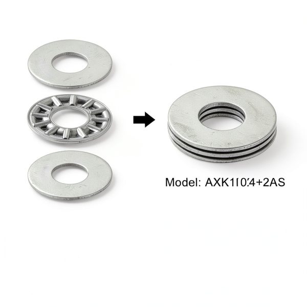 Needle Roller Thrust Bearing AXK1024 uxcell Chromium Steel Compact-3