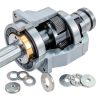 PATIKIL Needle Roller Thrust Bearing 6mm Bore Chrome Steel 4mm Thick-4
