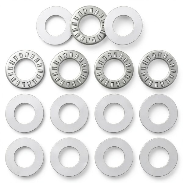 Needle Roller Thrust Bearing NTA815 by Qulkws Pack with TRA815 Washers-0