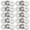 PATIKIL Needle Roller Thrust Bearing 6mm Bore Chrome Steel 4mm Thick-0