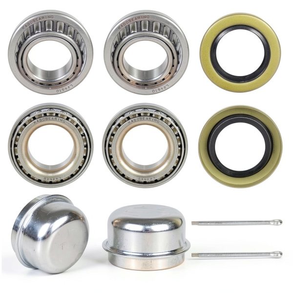 2 Set Fits 1-1/16" Trailer Hub Bearings L44649 L44610 KABOBEARING-0