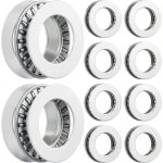 Thrust Needle Roller Bearing 10 Set 0.75in Bore Tondiamo Load Capacity-0