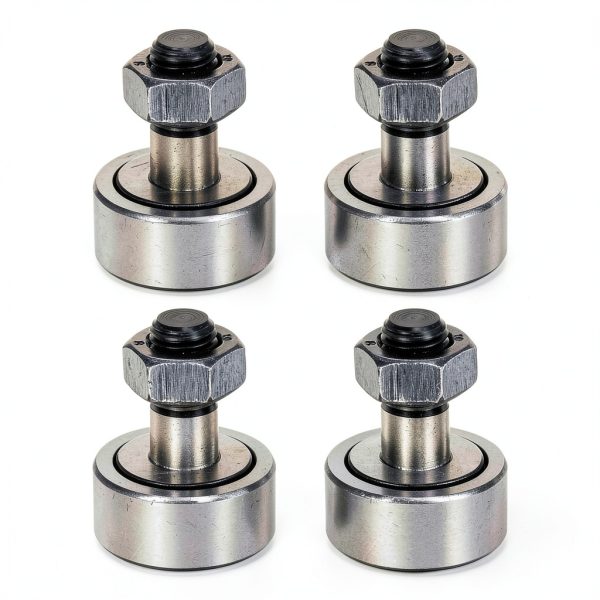 HARFINGTON 4pcs CF12-1 Follower Needle Roller Bearing M12x1.5 32mm-0