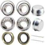 FUSHIBEARING Axle Hub Bearings Kit 2 Set L44643/L44610 1.000in-0