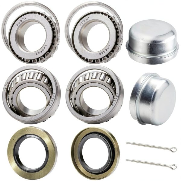 FUSHIBEARING Axle Hub Bearings Kit 2 Set L44643/L44610 1.000in-0